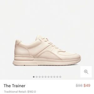 Pink Everlane Woman’s Trainers run small
